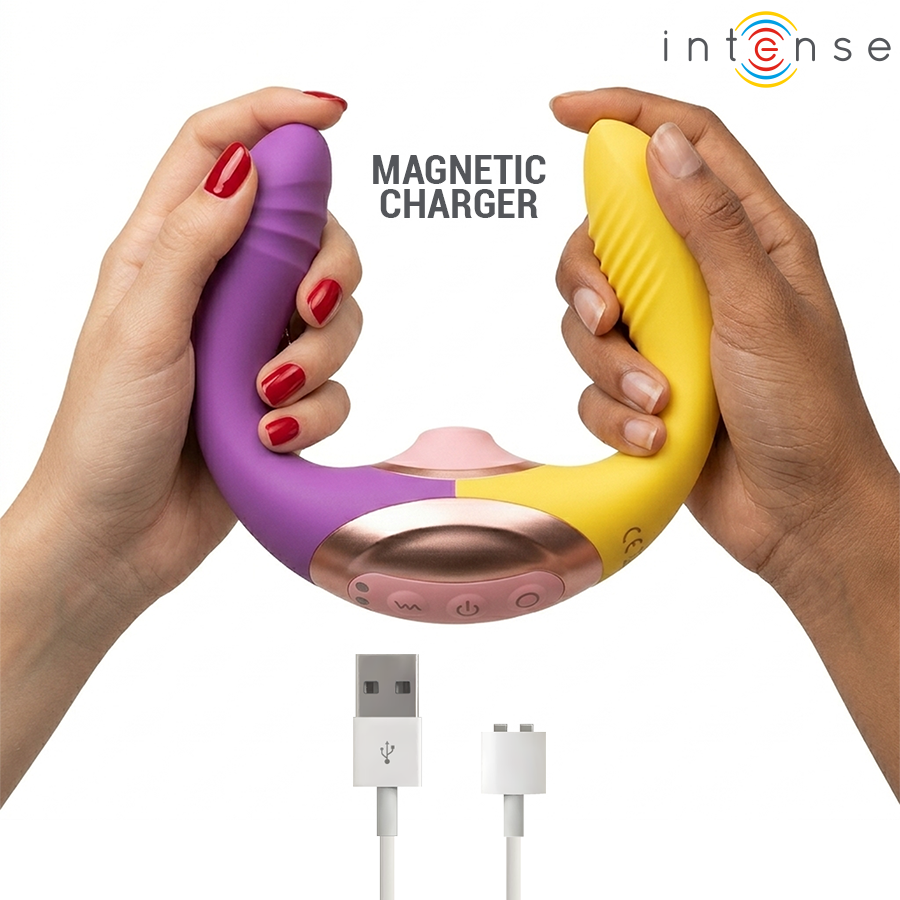 INTENSE - WILLOW  STIMOLATORE A VIBRAZIONE E ASPIRAZIONE 3 IN 1