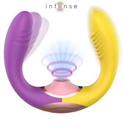 INTENSE - WILLOW  STIMOLATORE A VIBRAZIONE E ASPIRAZIONE 3 IN 1