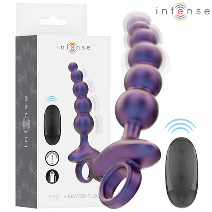 INTENSE - TITO VIBRANTE ANAL PLUG MODELLO 3 TELECOMANDO