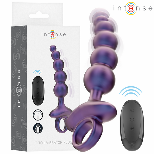 INTENSE - TITO VIBRANTE ANAL PLUG MODELLO 3 TELECOMANDO
