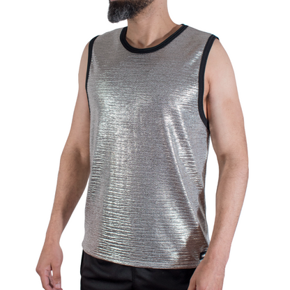 MACHO - T-SHIRT CON GLITTER FINI S/M