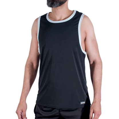 MACHO - CMV004 T-SHIRT DA PALESTRA NERA S/M