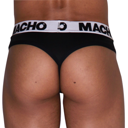 MACHO - MTG002 PERIZOMA NERO/NERO S
