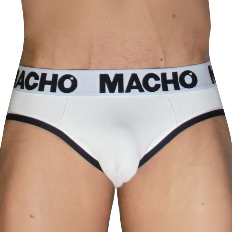 MACHO - MCH006 CLASSIC SLIP BIANCO + NERO L