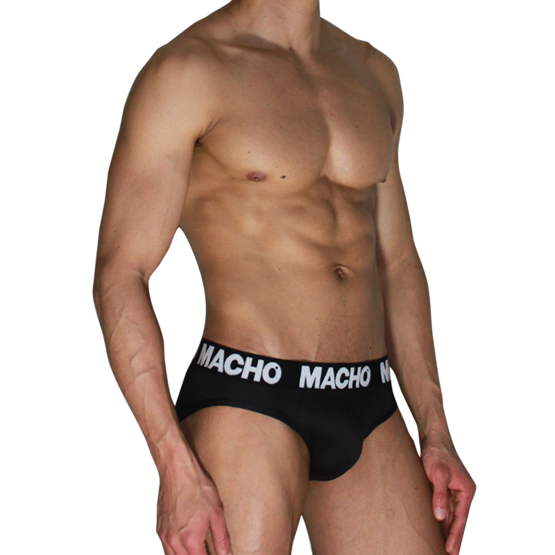 MACHO - MCH007 CLASSIC SLIP BLACK + BLACK L