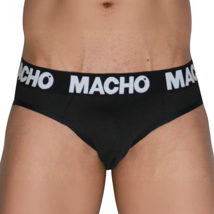MACHO - MCH007 CLASSIC SLIP NERO + NERO XL