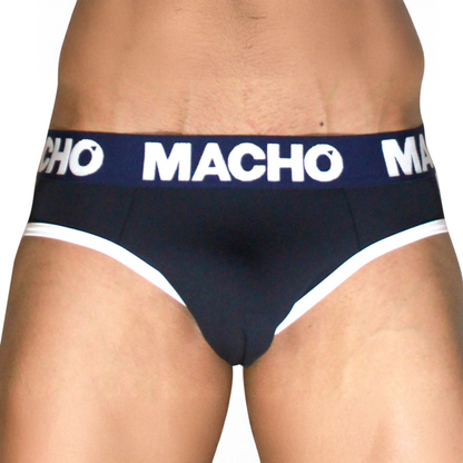 MACHO - MCH008 Slip classico blu navy taglia M