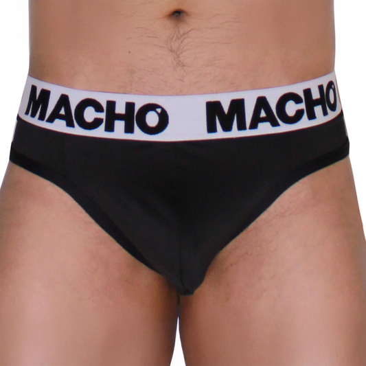 MACHO - MTG002 PERIZOMA NERO/NERO L