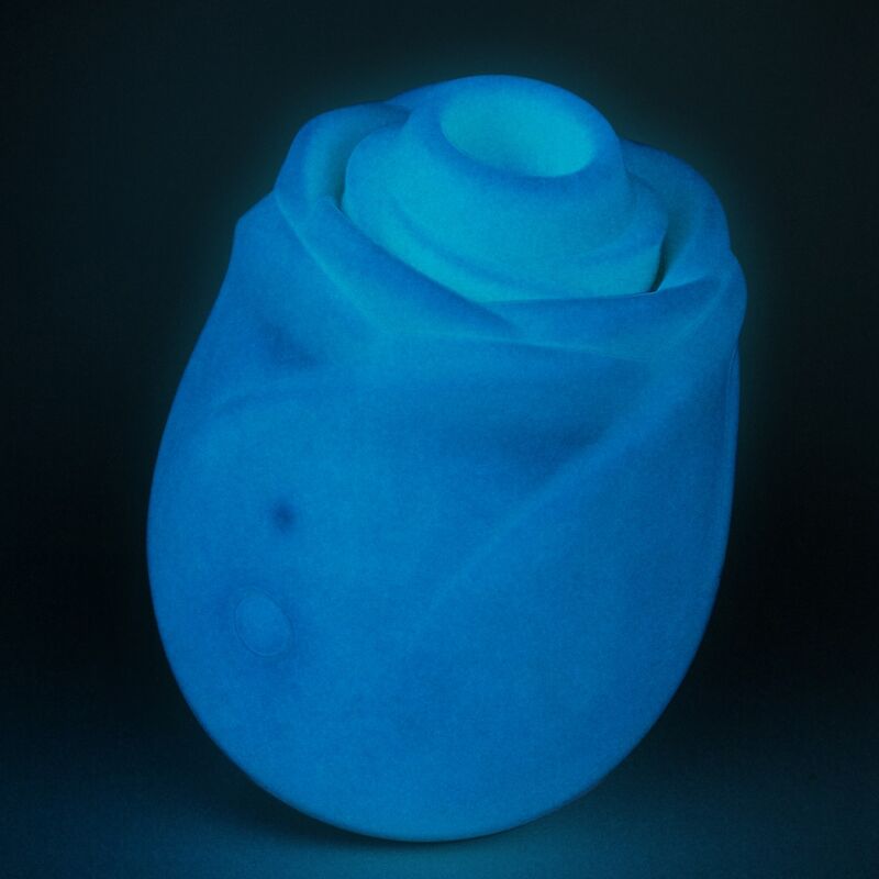 ROMP - ROSE STRUMENTO DI ASPIRAZIONE CLITORIDEA GLOW CHE SI ILLUMINA AL BUIO