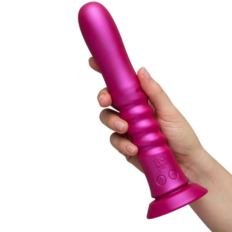 ROMP - JIGGLE VIBRATORE SU E GIÙ CON VENTOSA ROSA