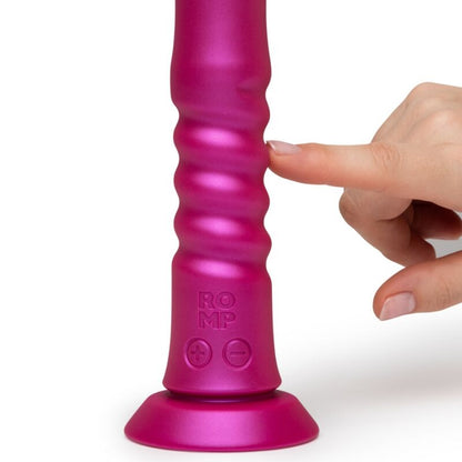 ROMP - JIGGLE VIBRATORE SU E GIÙ CON VENTOSA ROSA