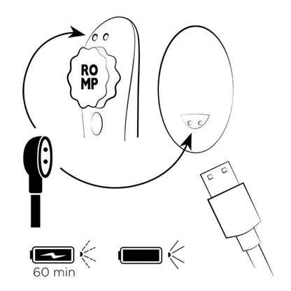 ROMP - Mutandine in silicone magnetiche vibranti per feste con telecomando