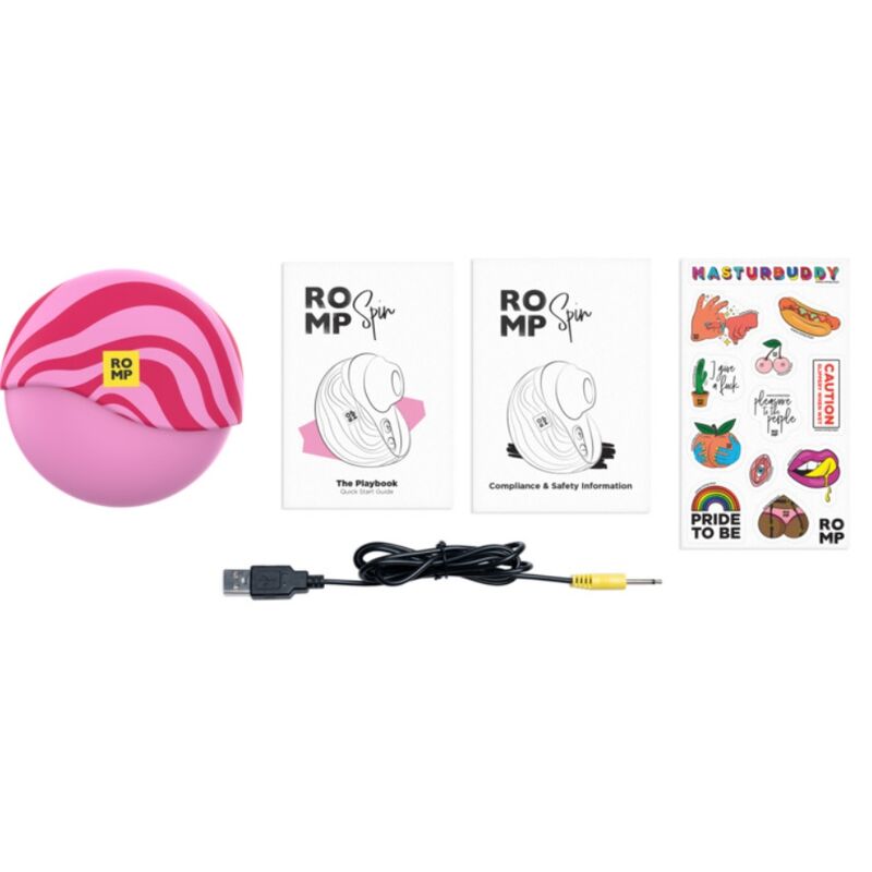 ROMP - SPIN CLITORAL SUCTION ANTITUDE WITH ROTATING OPENING AND CHIUSURE