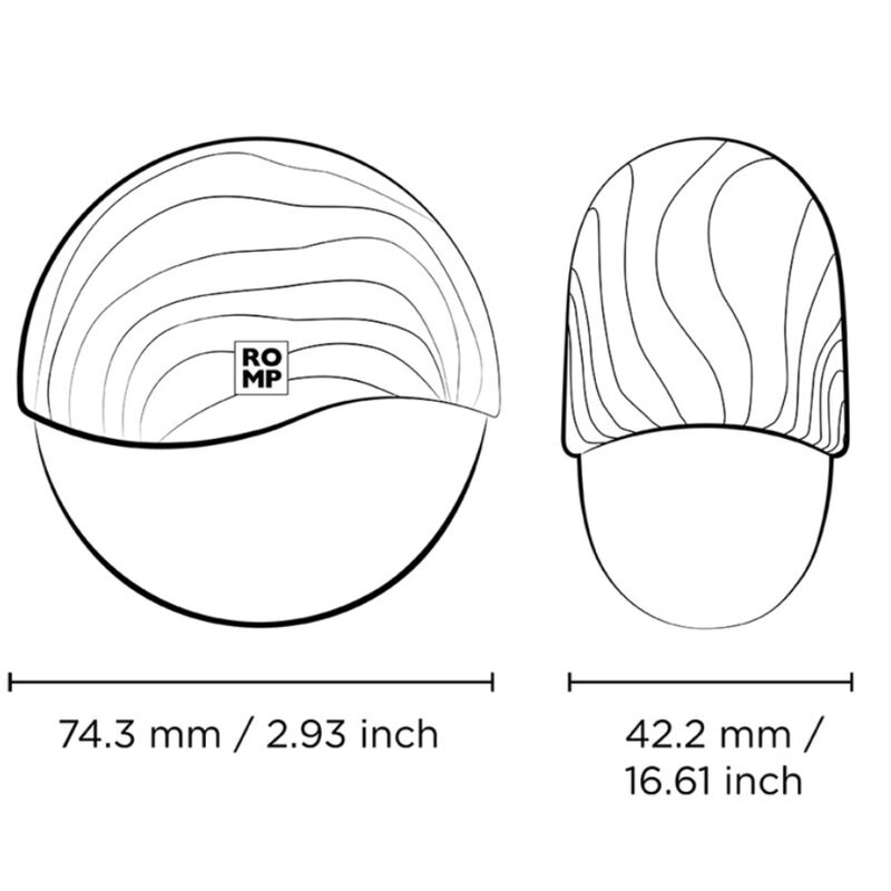 ROMP - SPIN CLITORAL SUCTION ANTITUDE WITH ROTATING OPENING AND CHIUSURE