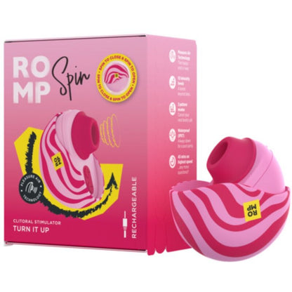 ROMP - SPIN CLITORAL SUCTION ANTITUDE WITH ROTATING OPENING AND CHIUSURE