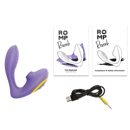 ROMP - REVERB STIMOLATORE DEL PUNTO G E DISPOSITIVO DI ASPIRAZIONE CLITORIDEA REVERB VIOLA