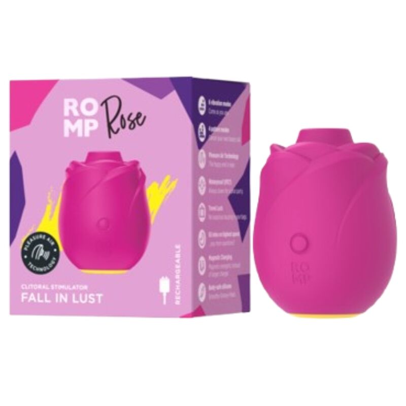 ROMP - ROSE STRUMENTO DI ASPIRAZIONE CLITORIDEA A FORMA DI ROSA