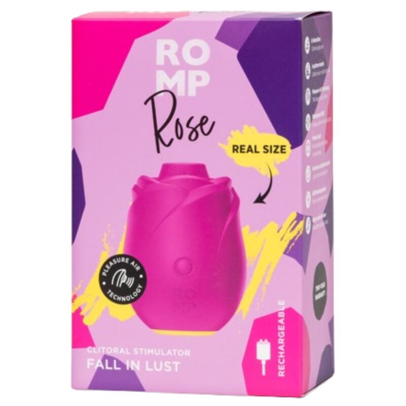 ROMP - ROSE STRUMENTO DI ASPIRAZIONE CLITORIDEA A FORMA DI ROSA