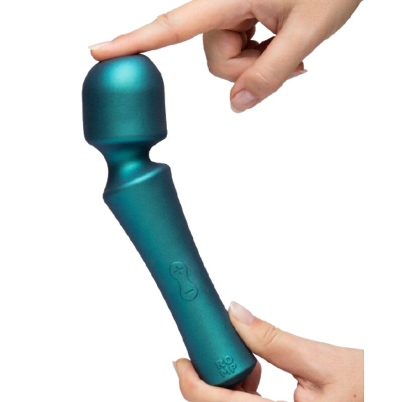 ROMP - PRESTO MINI VIBRATORE A BACCHETTA CON TESTINA FLESSIBILE VERDE