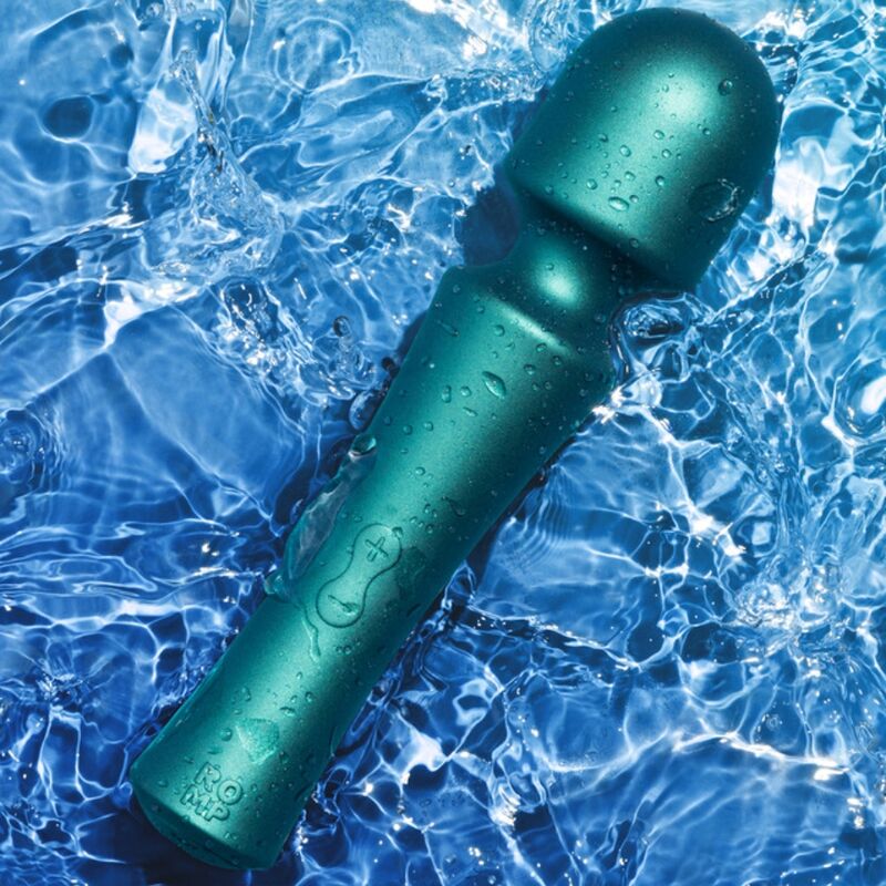 ROMP - PRESTO MINI VIBRATORE A BACCHETTA CON TESTINA FLESSIBILE VERDE