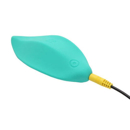 ROMP - VIBRATORE A ONDE STIMOLATORE CLITORIDEO FORMA ERGONOMICA VERDE ACQUA