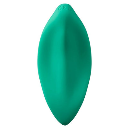 ROMP - VIBRATORE A ONDE STIMOLATORE CLITORIDEO FORMA ERGONOMICA VERDE ACQUA