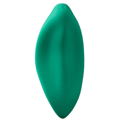 ROMP - VIBRATORE A ONDE STIMOLATORE CLITORIDEO FORMA ERGONOMICA VERDE ACQUA