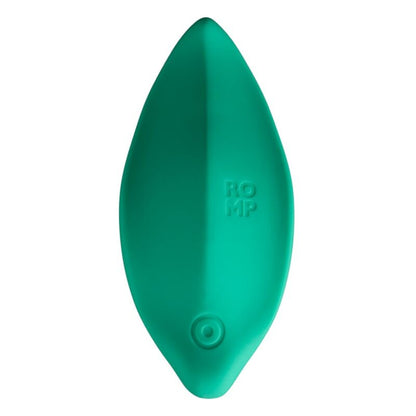 ROMP - VIBRATORE A ONDE STIMOLATORE CLITORIDEO FORMA ERGONOMICA VERDE ACQUA