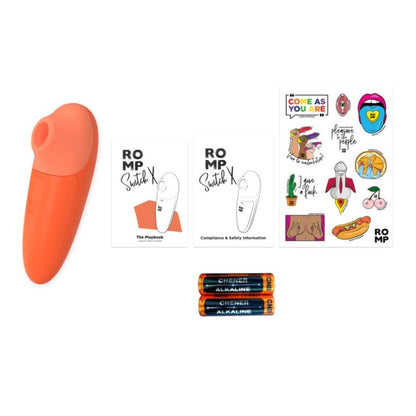 ROMP - SWITCH X STIMOLATORE CLITORIDEO 6 LIVELLI ARANCIONE
