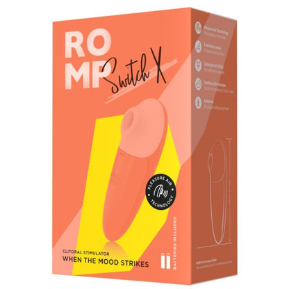ROMP - SWITCH X STIMOLATORE CLITORIDEO 6 LIVELLI ARANCIONE