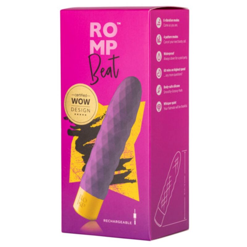 ROMP - BEAT MINI PROIETTILE VIBRANTE MULTIFUNZIONE VIOLETTO VIOLET