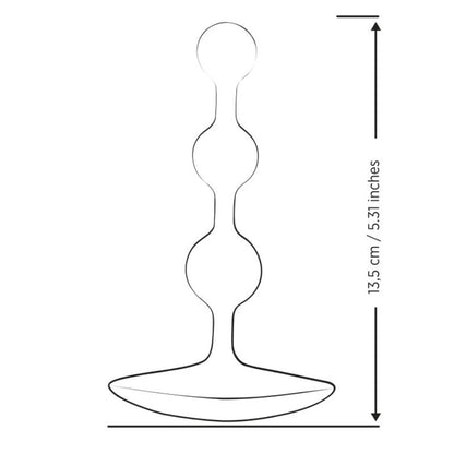 ROMP - AMP PERLE ANALALI IN SILICONE FLESSIBILE VIOLA 12,5 CM VIOLA
