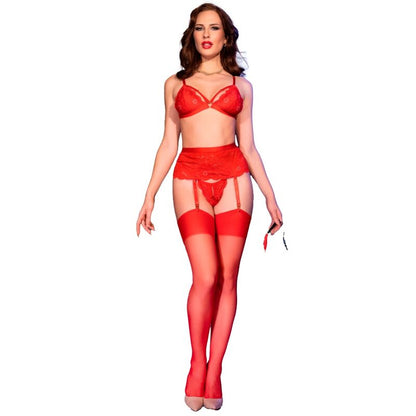 CHILIROSE - CR 4895 SET 5 PEZZI ROSSO L