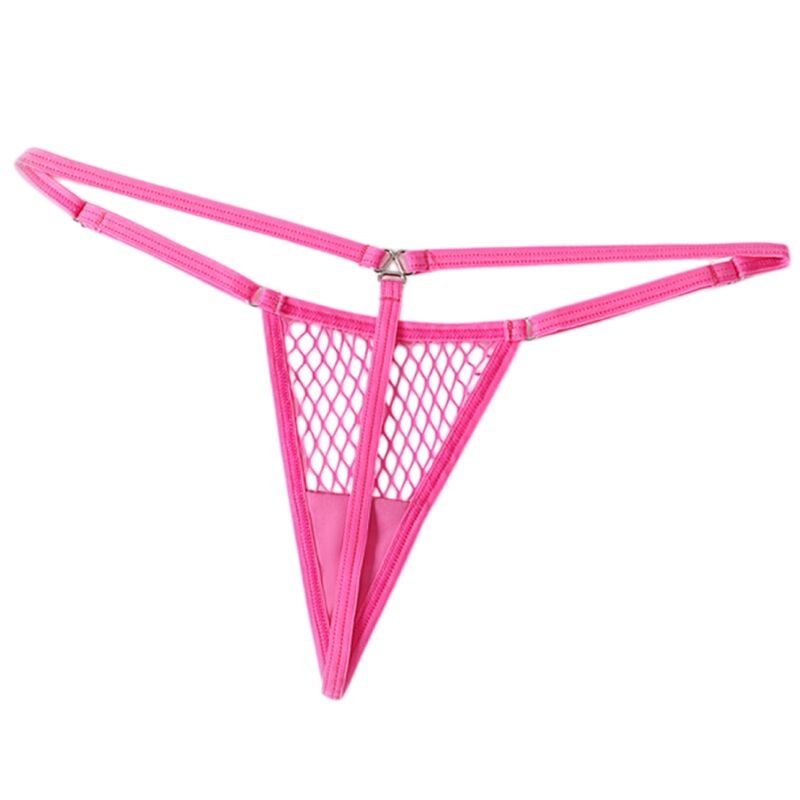 CHILIROSE - CR 4856 MICRO PERIZOMA REJILLA ROSA NEON S/M