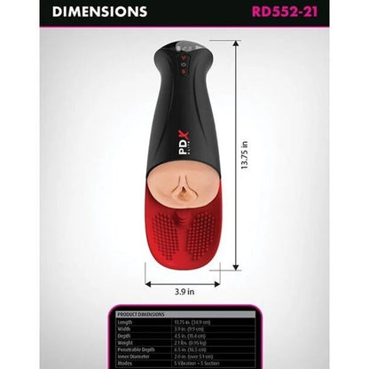 PDX ELITE - FUCK-O-MATIC PRO XL MASTURBATORE AUTOMATICO 42 CM