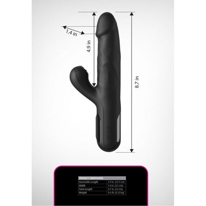 FETISH FANTASY SERIES - VIBRATORE A RAGAZZE IN SILICONE SONIX, NERO