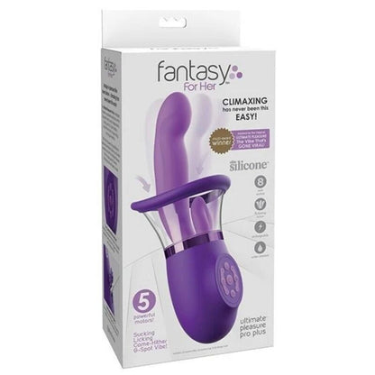 FANTASY FOR HER - VIBRATORE A CONIGLIO ULTIMATE PLEASURE PRO PLUS VIOLA 20,3 CM