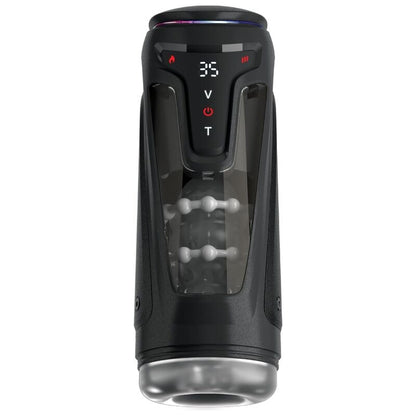 PDX ELITE - MOTO-BATOR PRO MASTURBATORE AUTOMATICO VIBRANTE E RISCALDANTE CON PROTEZIONE, 26,5 CM