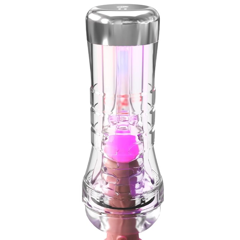 PDX ELITE - VIEWTUBE XXL LED TRASPARENTE STROKER 27,3 CM