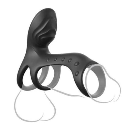 FANTASY C-RINGZ - GABBIA PER COPPIE DEFINITIVA, ANELLO VIBRANTE PER PENE PRO 19,5 CM