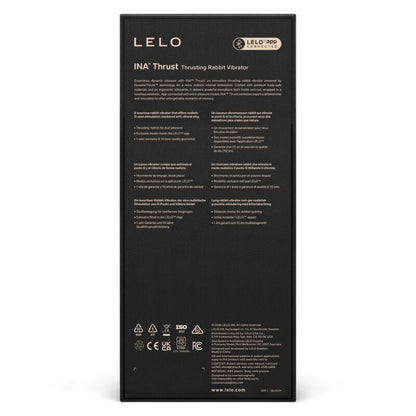 LELO - INA VIBRATORE A SPINTA THRUST RABBIT NERO