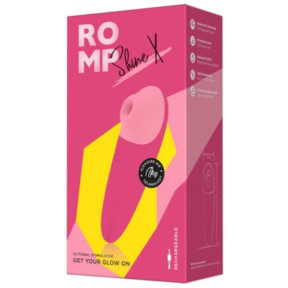 ROMP - SHINE X ASPIRAZIONE CLITORIDEA 10 LIVELLI ROSA