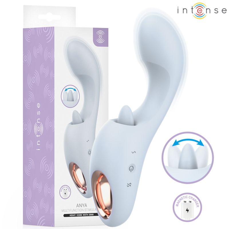 INTENSE - ANYA STIMOLATORE DI VIBRAZIONE E MOVIMENTO MULTIFUNZIONE