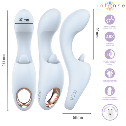 INTENSE - ANYA STIMOLATORE DI VIBRAZIONE E MOVIMENTO MULTIFUNZIONE