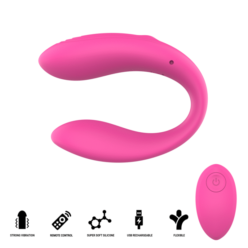 INTENSE - NORA STIMOLATORE VIBRANTE A MORSETTO ROSA