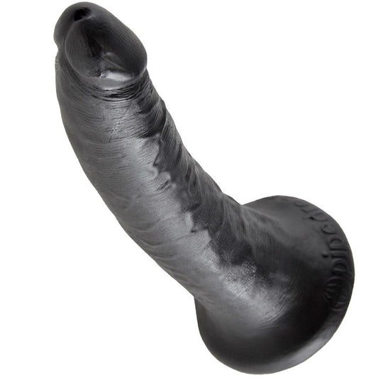 KING COCK - DILDO NERO 17.8 CM