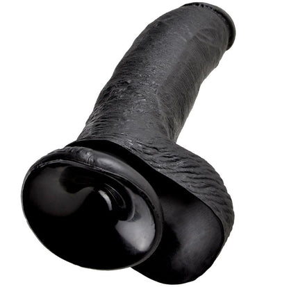 KING COCK - DILDO NERO CON SFERE 22.9 CM