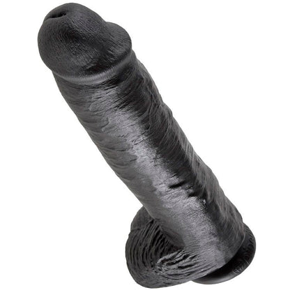 KING COCK - DILDO NERO CON SFERE 28 CM