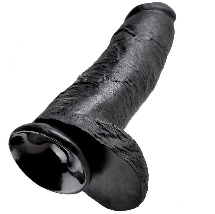 KING COCK - DILDO NERO CON SFERE 30.48 CM