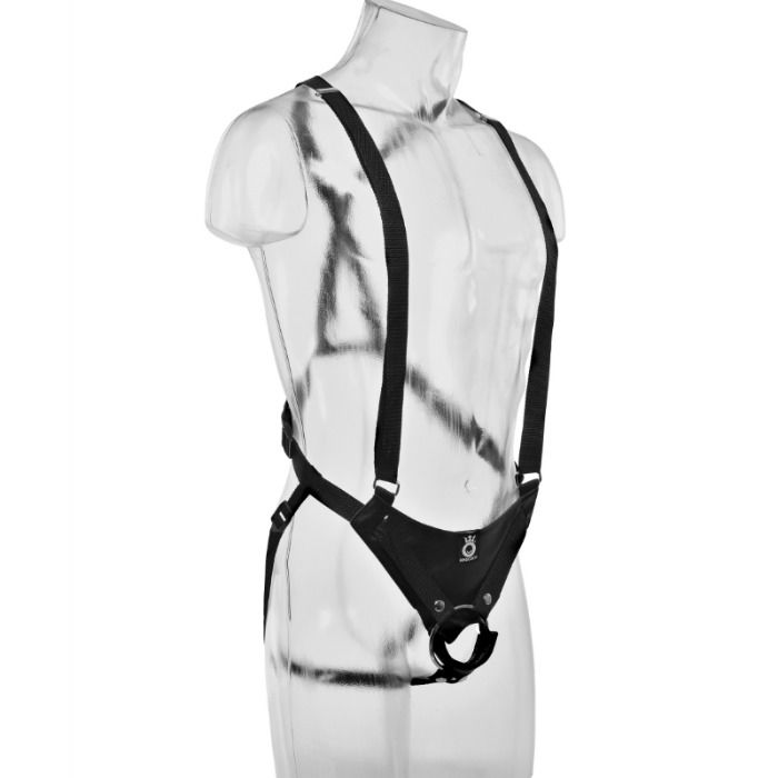 KING COCK - SISTEMA DI REGTATURA HOLLOW STRAP-ON  28 CM